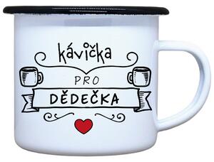 Plecháček s potiskem Kávička pro dědečka Objem: 330 ml
