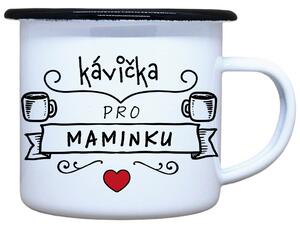 Plecháček s potiskem Kávička pro maminku Objem: 330 ml