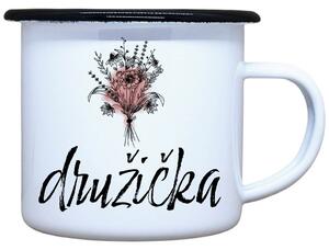 Plecháček s potiskem Družička kytice Objem: 330 ml