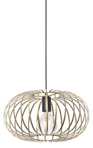 Designová závěsná lampa zlatá - Johanna