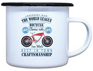 Plecháček s potiskem Bicycle Objem: 330 ml