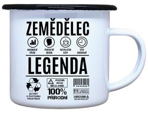 Plecháček s potiskem Zemědělec legenda Objem: 330 ml