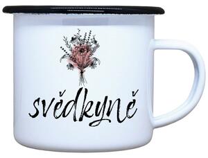 Plecháček s potiskem Svědkyně kytice Objem: 330 ml