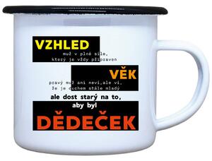 Plecháček s potiskem Dědeček vzhled Objem: 330 ml