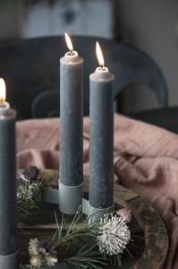 Vysoká svíčka Rustic Grey 18 cm