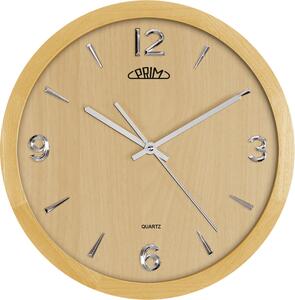 MPM Dřevěné nástěnné hodiny PRIM Wood Style I E07P.3886.53