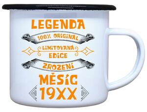 Plecháček s potiskem Legenda 100% originál Objem: 330 ml