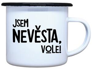 Plecháček s potiskem Jsem nevěsta, vole! Objem: 330 ml