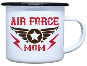 Plecháček s potiskem Air force mom Objem: 330 ml