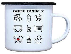 Plecháček s potiskem Game over děcko Objem: 330 ml