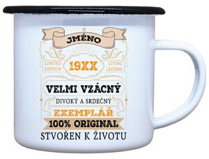 Plecháček s potiskem Velmi vzácný Objem: 330 ml