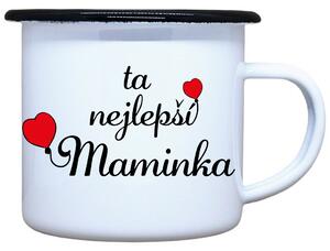 Plecháček s potiskem Ta nejlepší maminka Objem: 330 ml