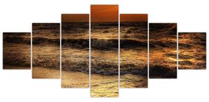 Obraz - Vlny u pobřeží (210x100 cm)