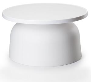HowHomely Konferenční stolek OTTO 37 cm bílý