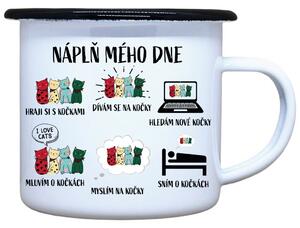 Plecháček s potiskem Náplň dne Objem: 330 ml