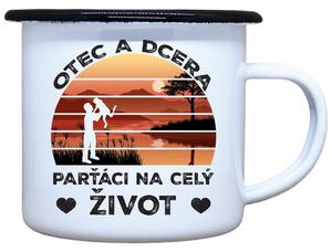 Plecháček s potiskem Otec a dcera Objem: 330 ml