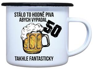 Plecháček s potiskem Hodně piva Objem: 330 ml