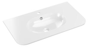 Comad Pure umyvadlo 80x46 cm polokulatý nábytkový bílá PURE WHITE GLOSS UM 80-46