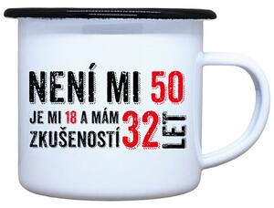 Plecháček s potiskem 32 let zkušeností Objem: 330 ml