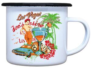 Plecháček s potiskem Retro Las Vegas Objem: 330 ml