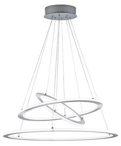 Designová závěsná lampa z oceli včetně LED třístupňového stmívatelného - Tijn