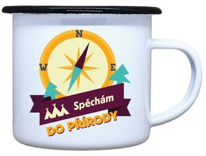 Plecháček s potiskem Spěchám do přírody Objem: 330 ml