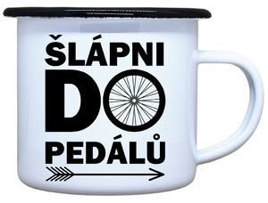Plecháček s potiskem Šlápni do pedálů Objem: 330 ml