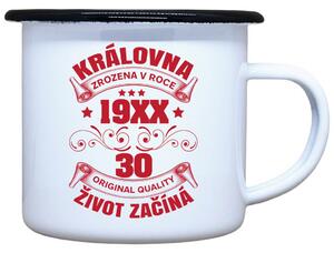 Plecháček s potiskem Život začíná 30 Objem: 330 ml