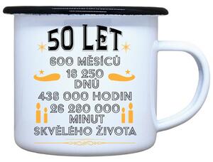 Plecháček s potiskem 50 let dny Objem: 330 ml