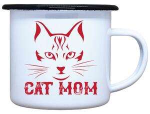Plecháček s potiskem Cat mom Objem: 330 ml