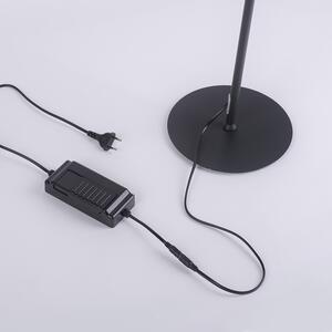 Designová stojací lampa černá včetně LED a stmívače - Krisscross