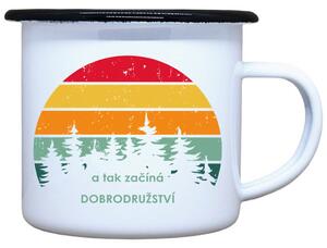 Plecháček s potiskem Dobrodružství začíná, 330 ml