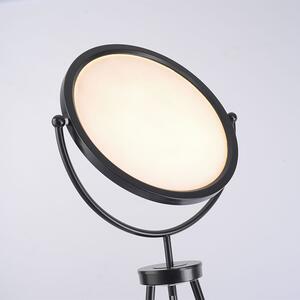 Moderní stojací lampa černá včetně LED a stmívacího stativu - Vincent