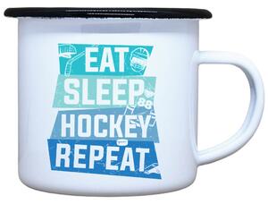 Plecháček Eat sleep hockey Objem: 330 ml