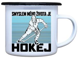 Plecháček s potiskem Hokej smysl života Objem: 330 ml