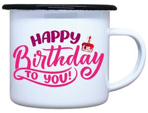 Plecháček Happy Birthday to you Objem: 330 ml