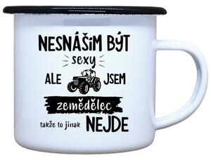 Plecháček s potiskem Sexy zemědělec Objem: 330 ml