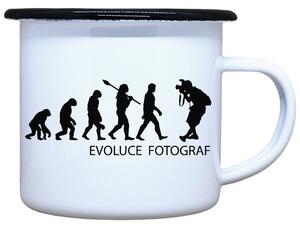 Plecháček s potiskem Evoluce fotograf Objem: 330 ml