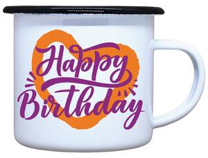 Plecháček s potiskem Happy Birthday Objem: 330 ml