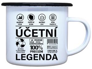 Plecháček s potiskem Účetní legenda Objem: 330 ml