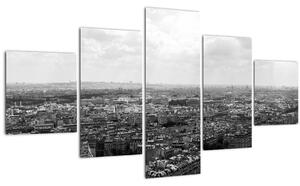 Obraz - Střechy domů v Paříži (125x70 cm)
