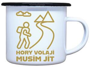 Plecháček s potiskem Hory volají, musím jít, 330 ml