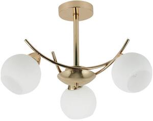 Candellux Amos stropní světlo 3x40 W bílá-zlatá 33-37473