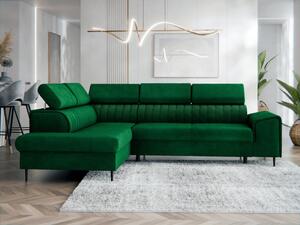 Rohová sedací souprava s funkcí spaní Fosino, Potah: Magic Velvet 2225, Strana pohovky: levá Mirjan24 5903211417696