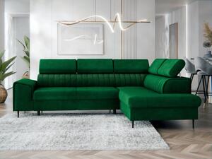 Rohová sedací souprava s funkcí spaní Fosino, Potah: Magic Velvet 2225, Strana pohovky: pravá Mirjan24 5903211417689