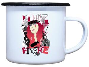 Plecháček s potiskem Raining fire Objem: 330 ml