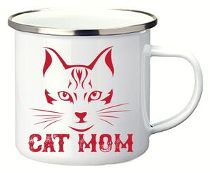 MINI plecháček s potiskem Cat mom