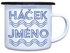 Plecháček s potiskem Háček vlny Objem: 330 ml