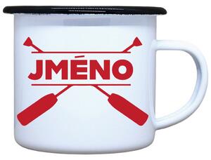 Plecháček s potiskem Jméno pádla Objem: 330 ml