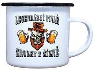 Plecháček s potiskem Legendární pivař Objem: 330 ml